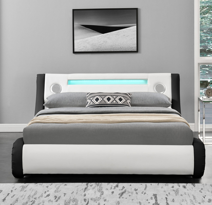 إطار سرير منصة 4 أقدام LED