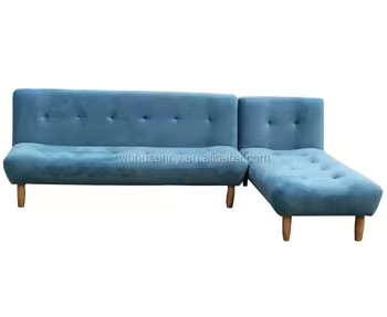 بيع ساخن سرير أريكة قابلة للطي مع تصميم فريد وملمس Pleochroic