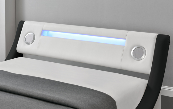 إطار سرير منصة 4 أقدام LED